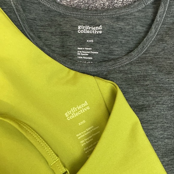 Girlfriend Collective bra and crop top size XXS - Picture 4 of 4